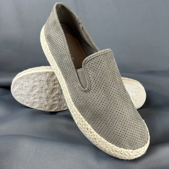 Esprit Nadine Espadrille Slip On Taupe Shoes Jute Wrapped Platform Sole 9.5 NEW - Picture 11 of 16
